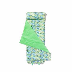 Green and Blue Toddler Organic Cotton Nap Pad